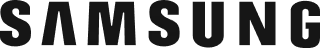Samsung logo.