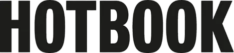 The word HOTBOOK in bold, uppercase black letters.