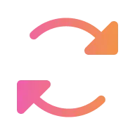 時計回りの矢印-アイコン