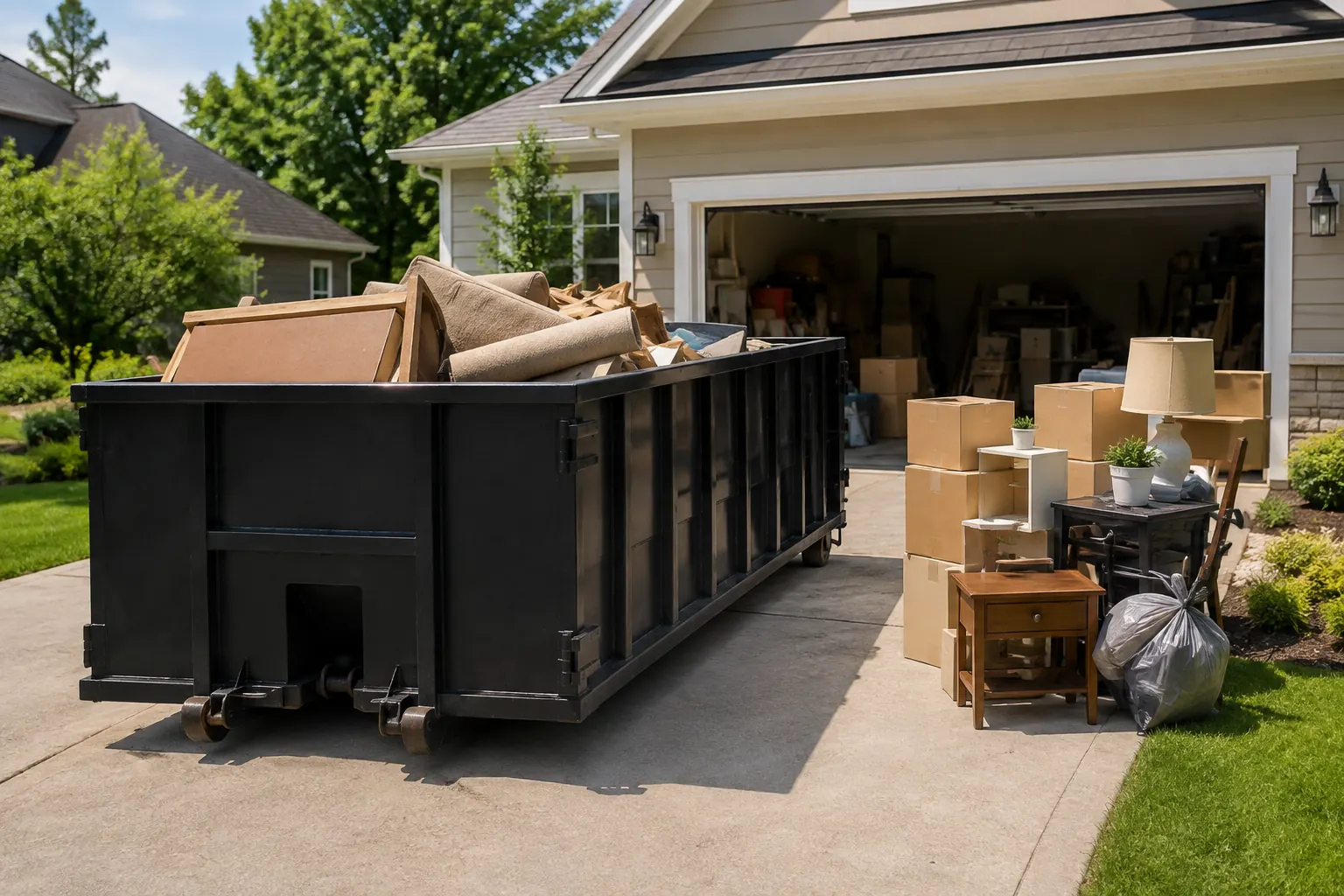 Flexible rent a dumpster in Surprise, AZ supporting home renovation and construction cleanup
