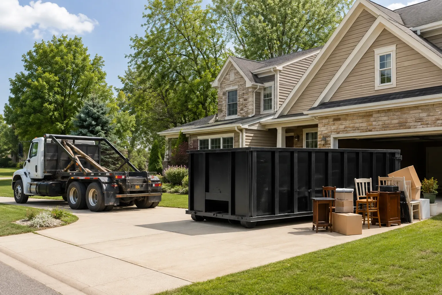 Reliable residential dumpster rental in Mesa, AZ for home renovation and household cleanup