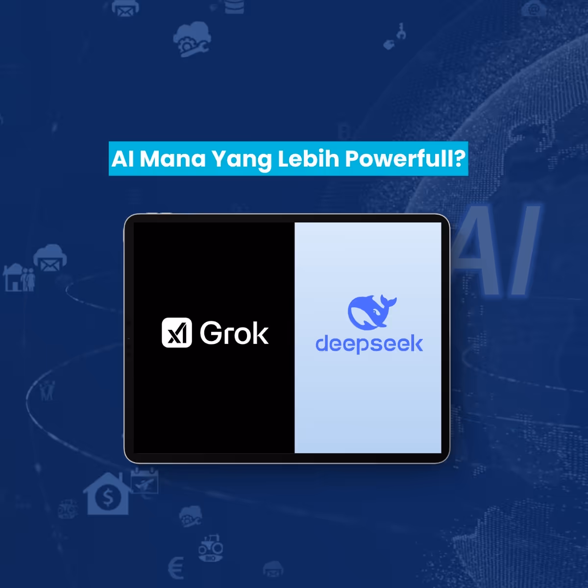 perbedaan grok vs deepseek