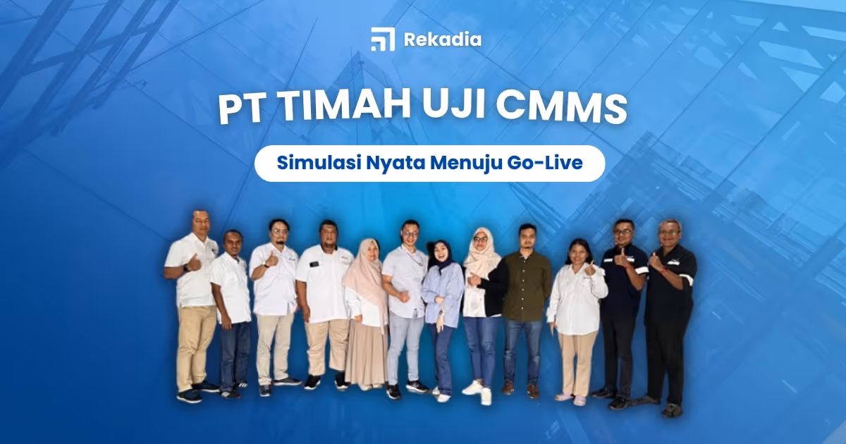 PT. Timah Tbk. bekerja sama dengan PT. Rekadia Solusi Teknologi untuk pembuatan cmms dengan integrasi SAP