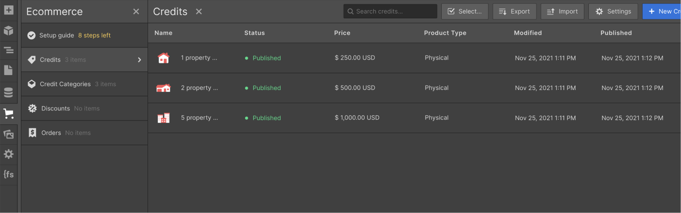 eCommerce Collection - Realtor X Webflow Template