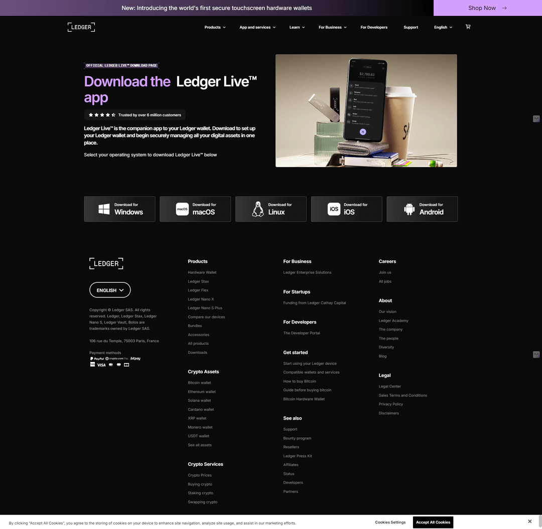 Ledger® Live Download Getting started with Ledger®