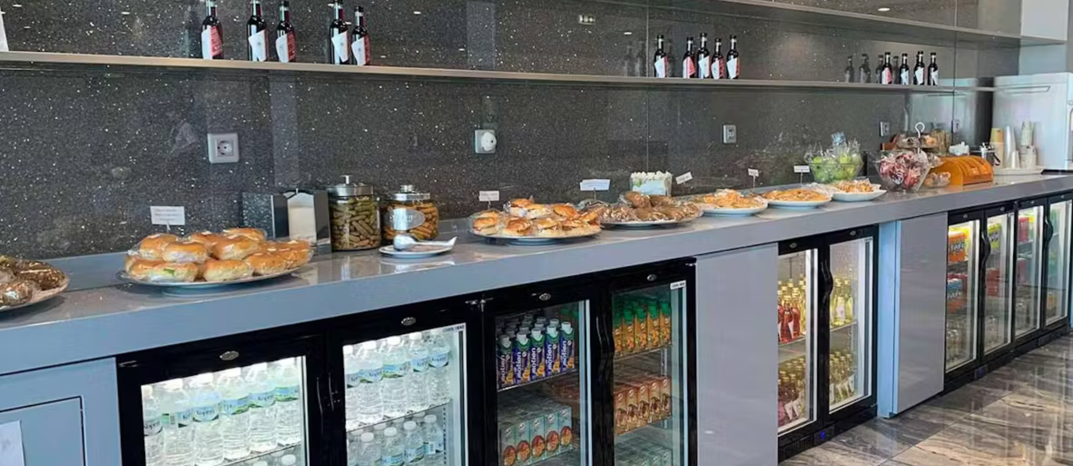 Sky Executive Lounge in Heraklion auf Kreta.