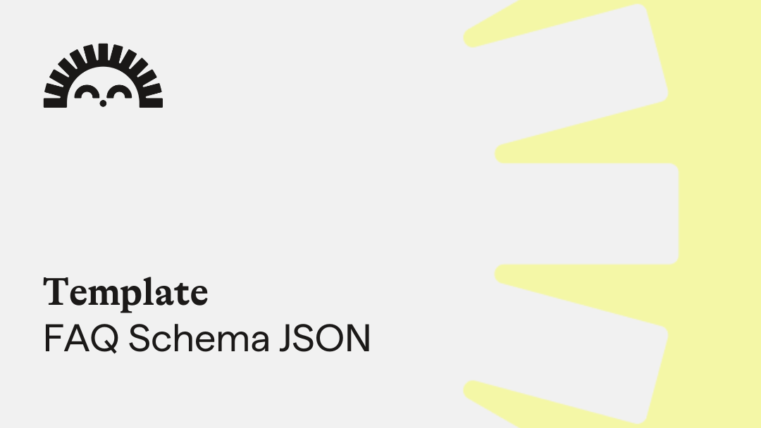 FAQ Schema JSON Template