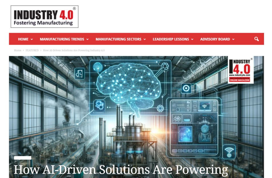 How AI-Driven Solutions Are Powering Industry 4.0