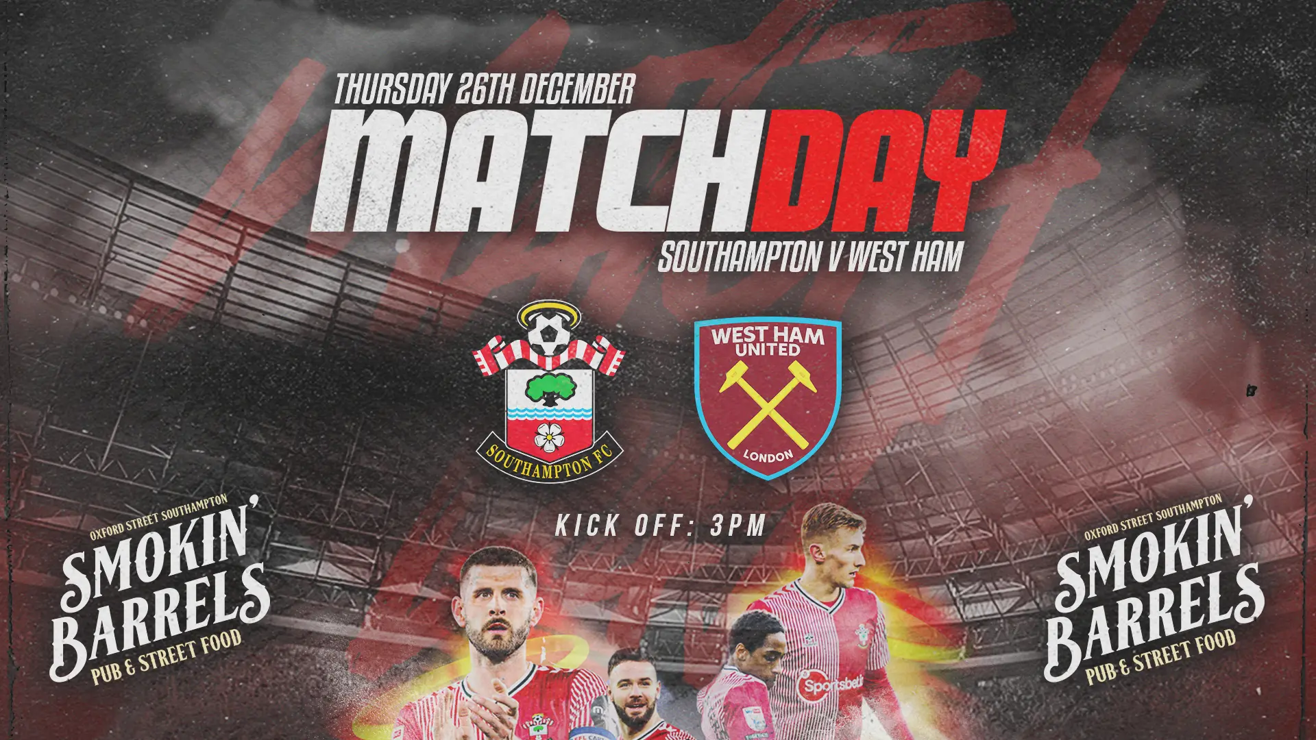 Southampton Vs Swansea LIVE!!!