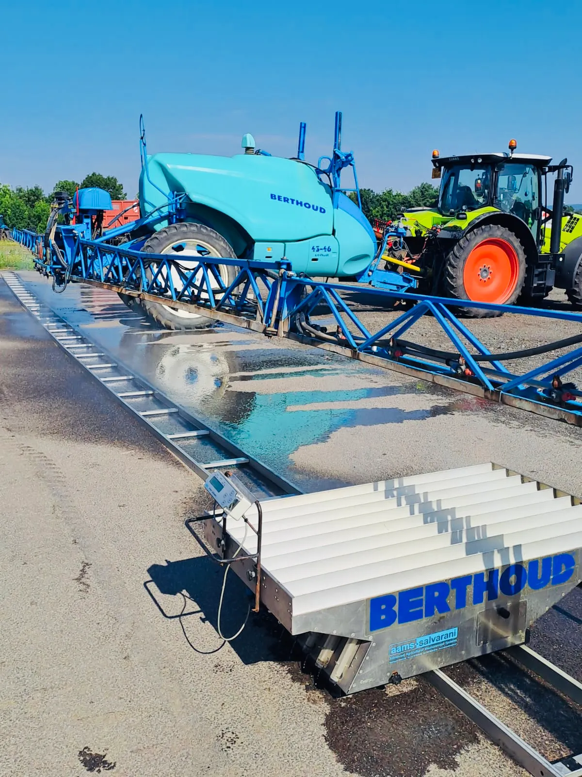 Kontrola postřikovače přímo u zákazníka