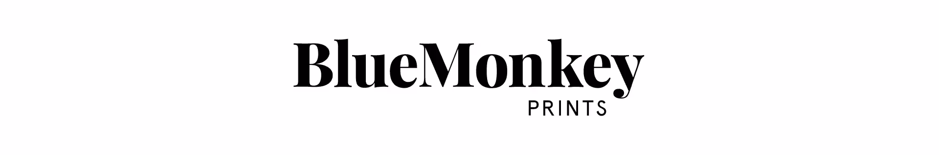 Blue Monkey Prints alternative logo