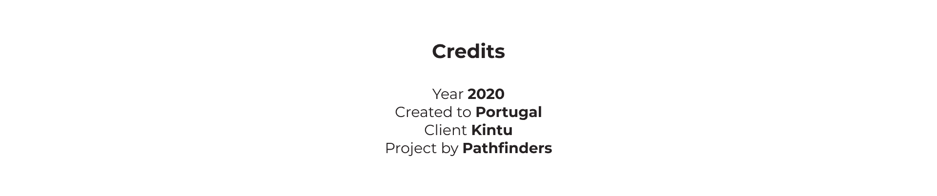 Kintu Studio project credits