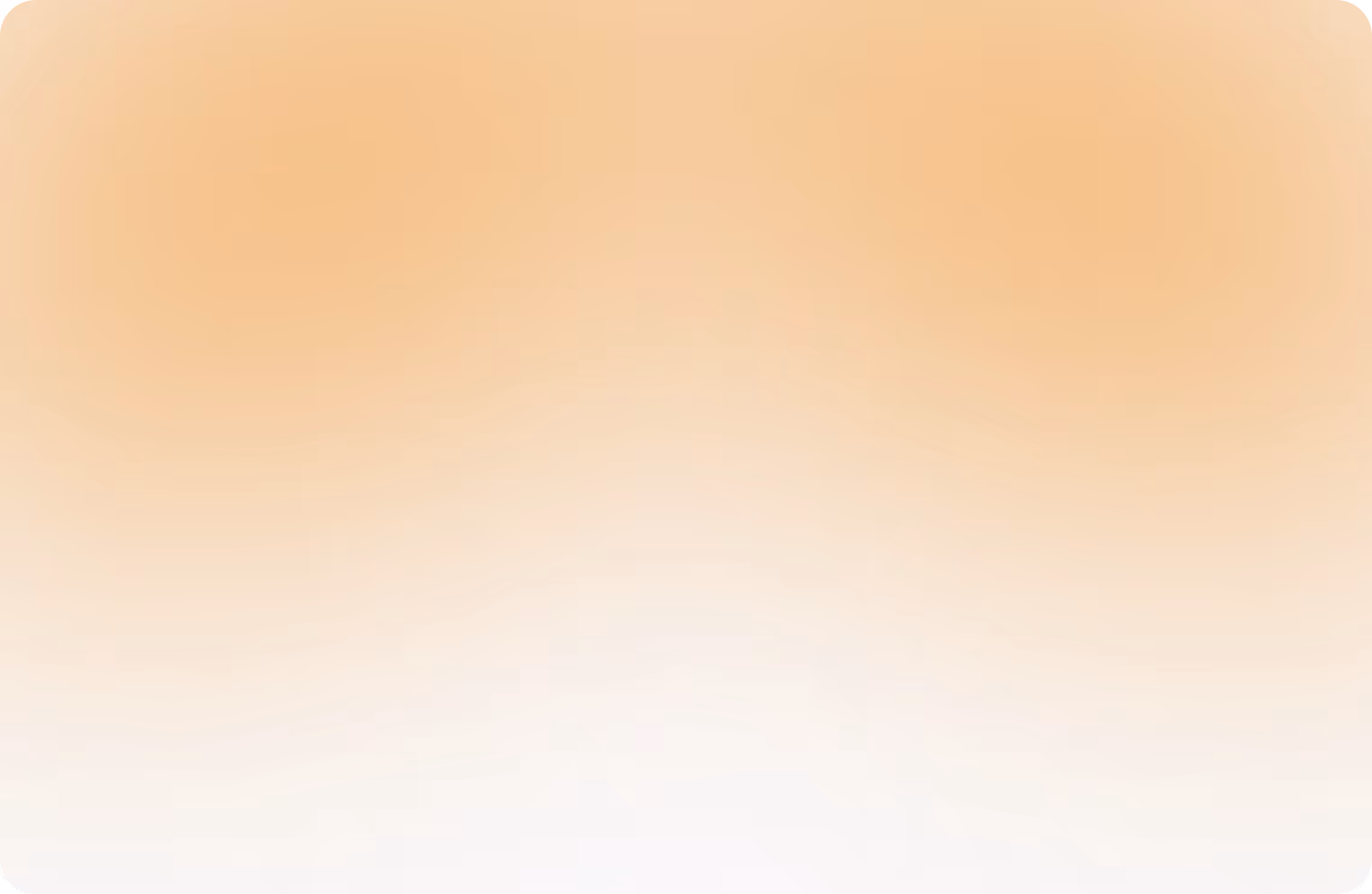 Gradient background transitioning from light beige at the bottom to darker beige at the top with rounded corners.