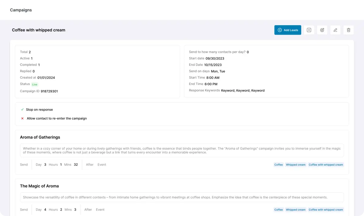 A screenshot of a web page with a description.