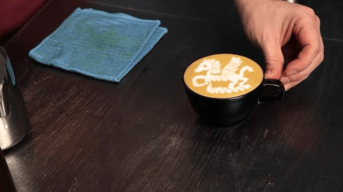 Как рисовать сложный латте-арт?