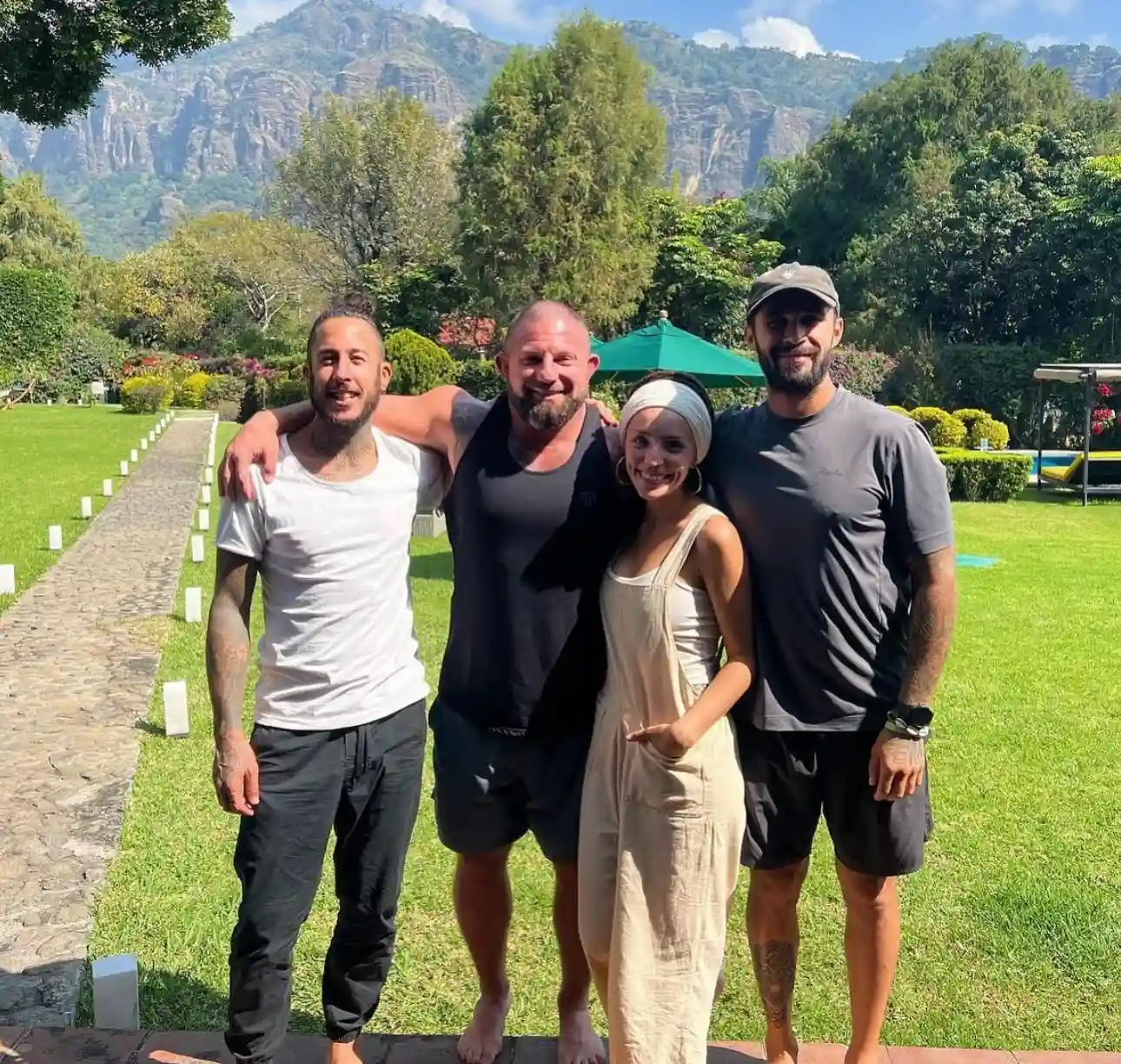 Geoffrey and the Tandava team