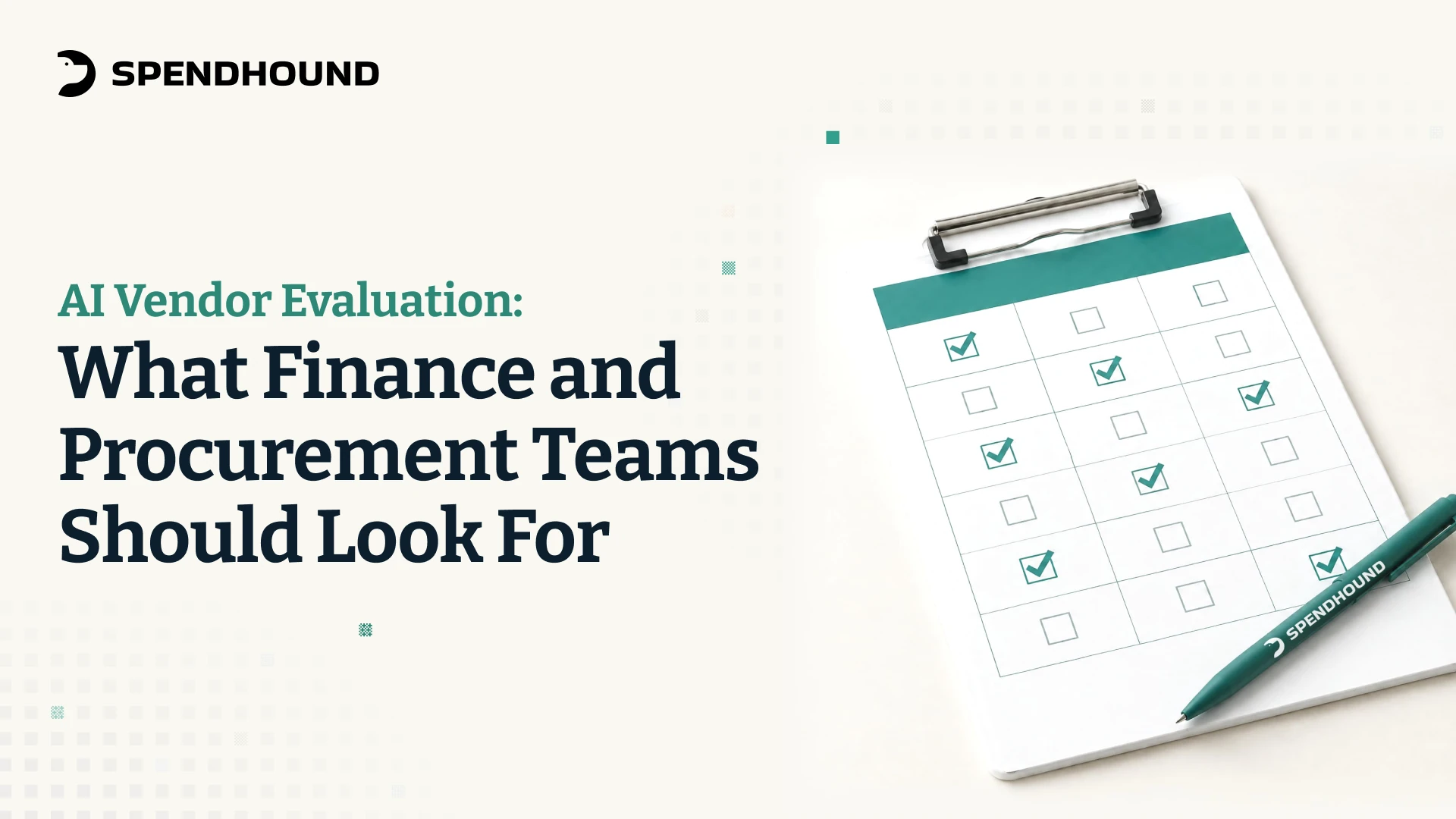 AI Vendor Evaluation: What Finance and Procurement Teams Should Look For