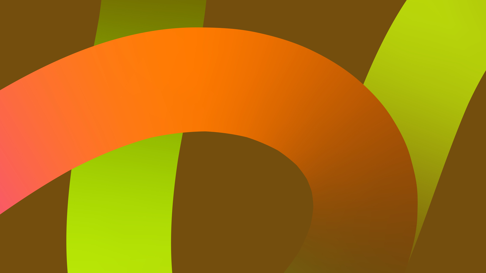 Whitestone Youth gradient band, coral into green