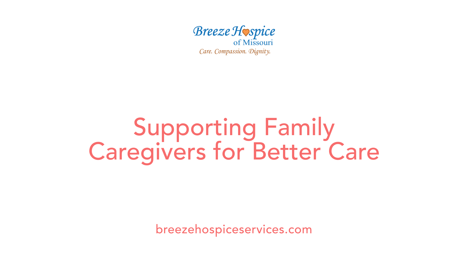 Supporting Family Caregivers for Better Care