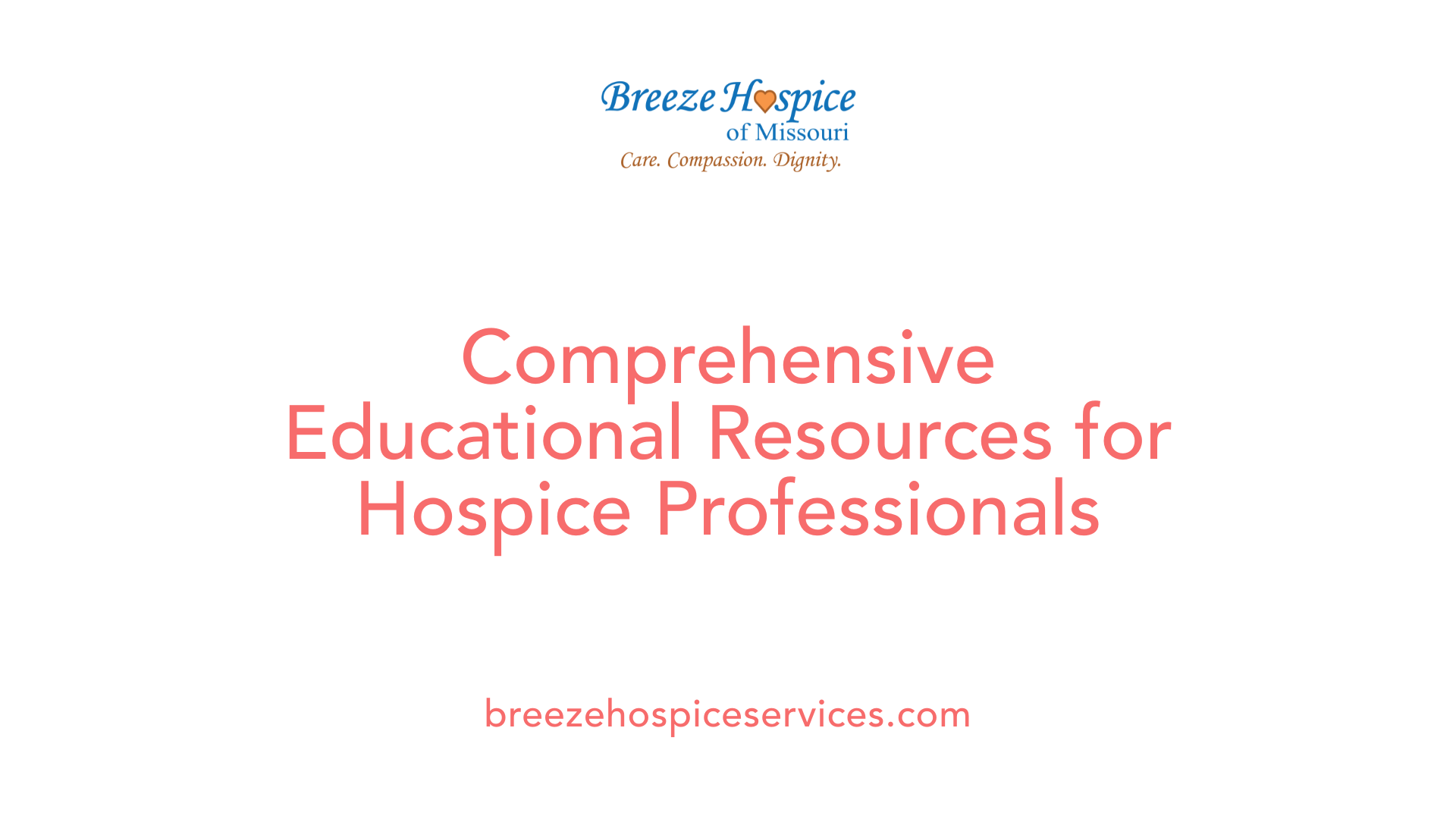 Comprehensive Educational Resources for Hospice Professionals