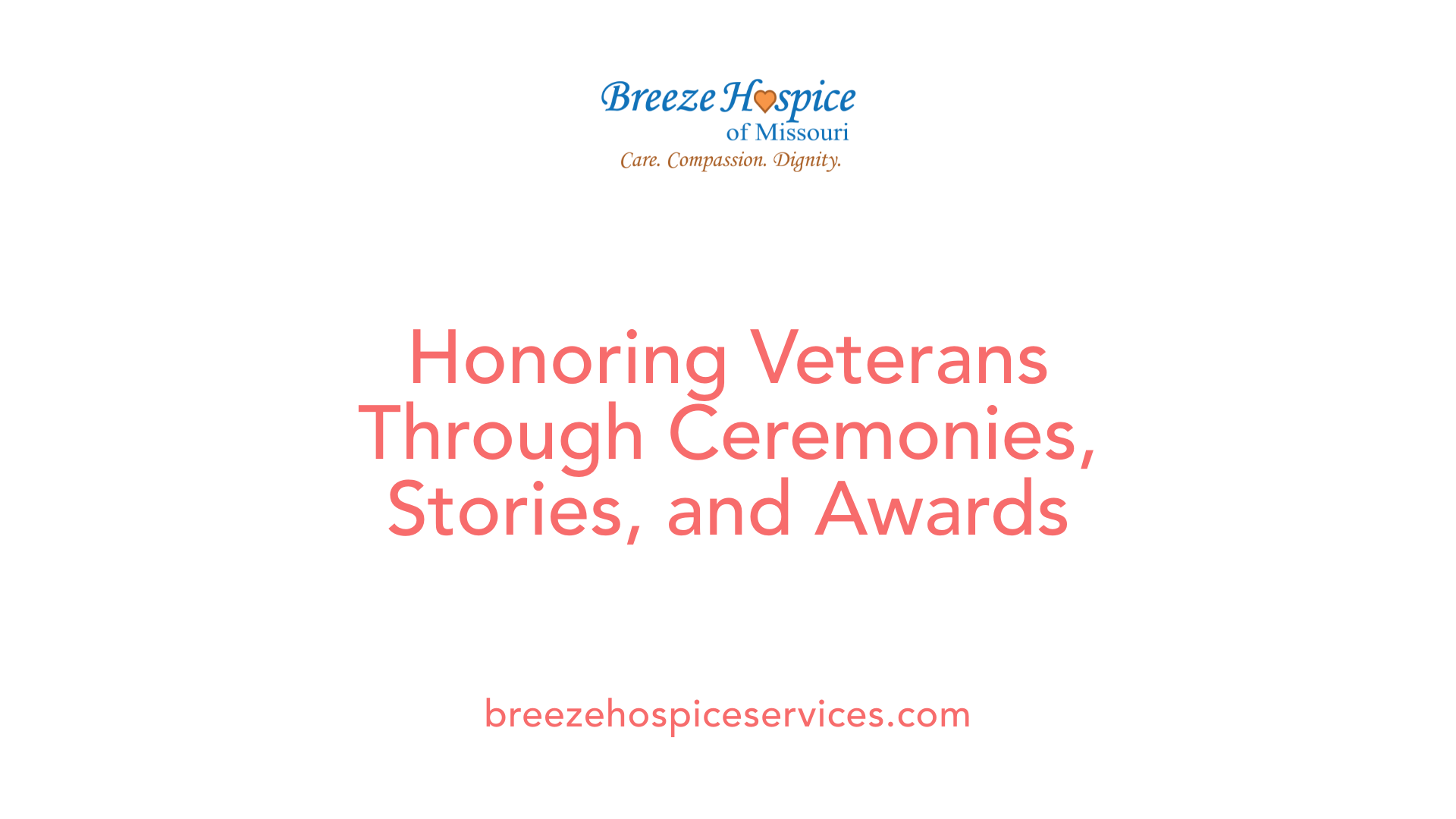 Honoring Veterans Through Ceremonies, Stories, and Awards