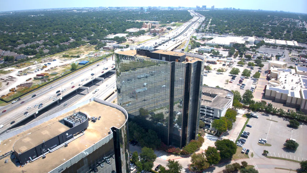 Commercial roofing installation in Texas