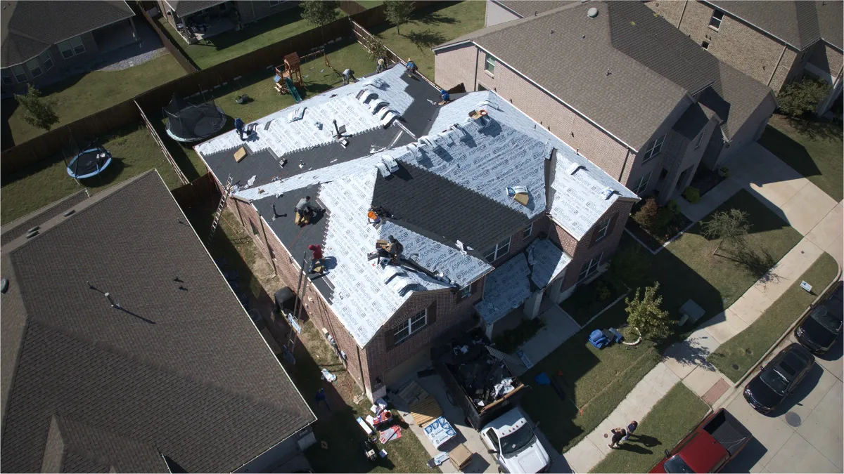 Residential roof replacement in Texas and Oklahoma