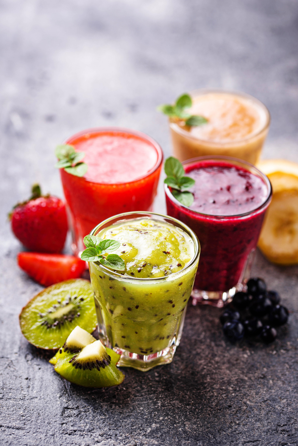 Essential ingredients for perimenopause smoothies highlighting healthy fats, relevant for portion control in women's diets over 40.