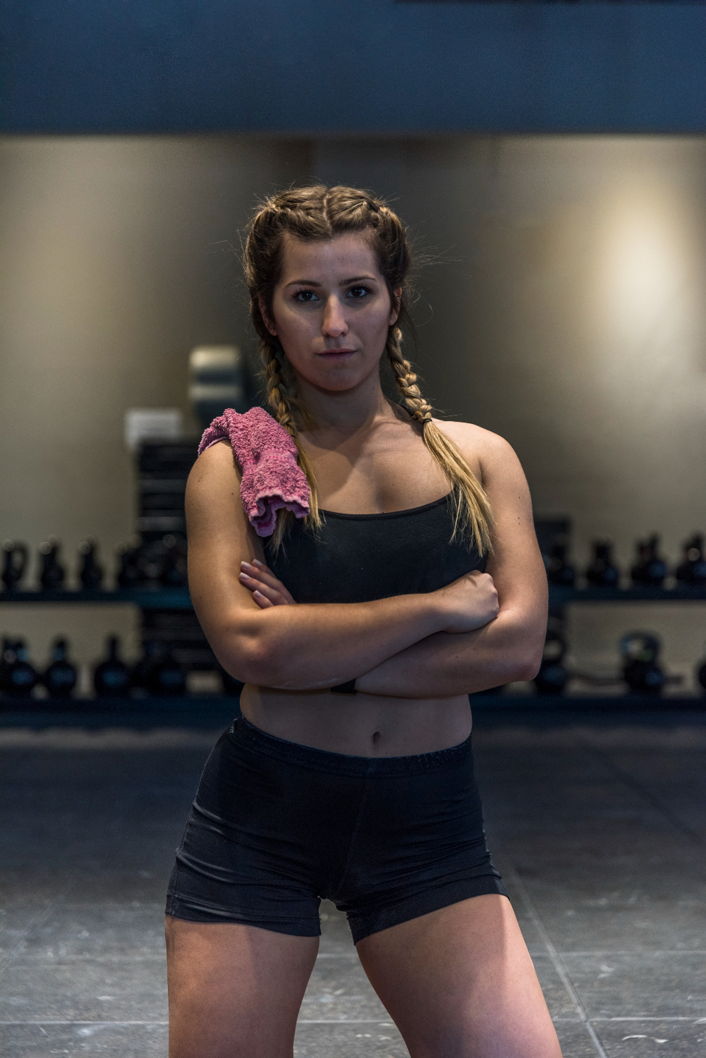 Image de comparaison de corps féminin en CrossFit