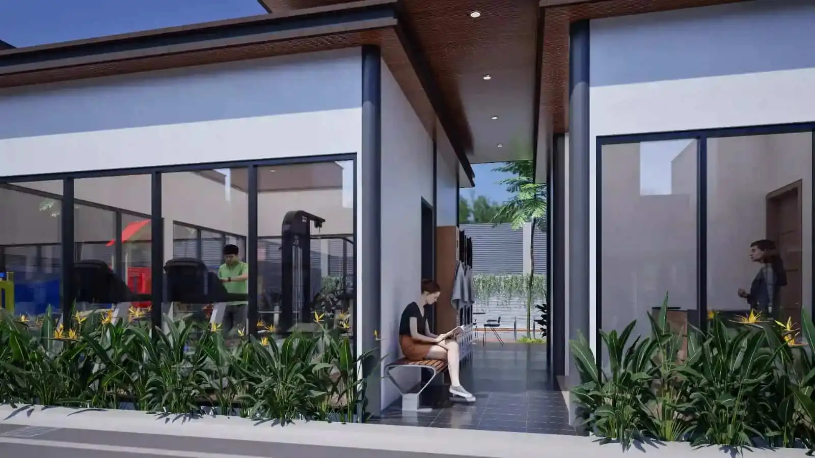 Fasilitas Perumahan, Club House Modern