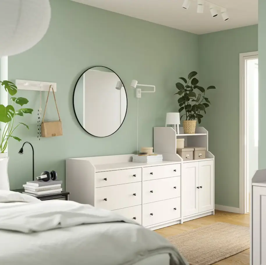 Warna Unik Hijau Sage untuk Kamar Tidur 