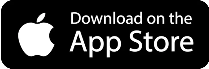 Apple App Store download button with Apple logo and text 'Download on the App Store'.
