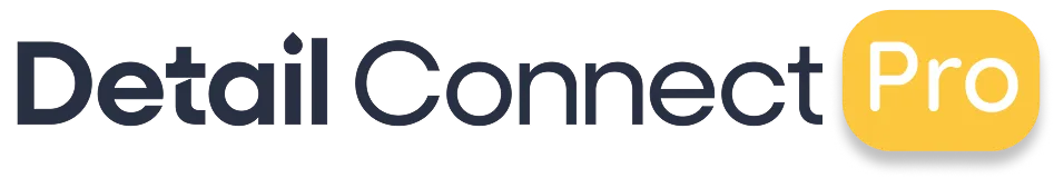 Detail Connect Pro logo with 'Pro' in a rounded yellow rectangle.