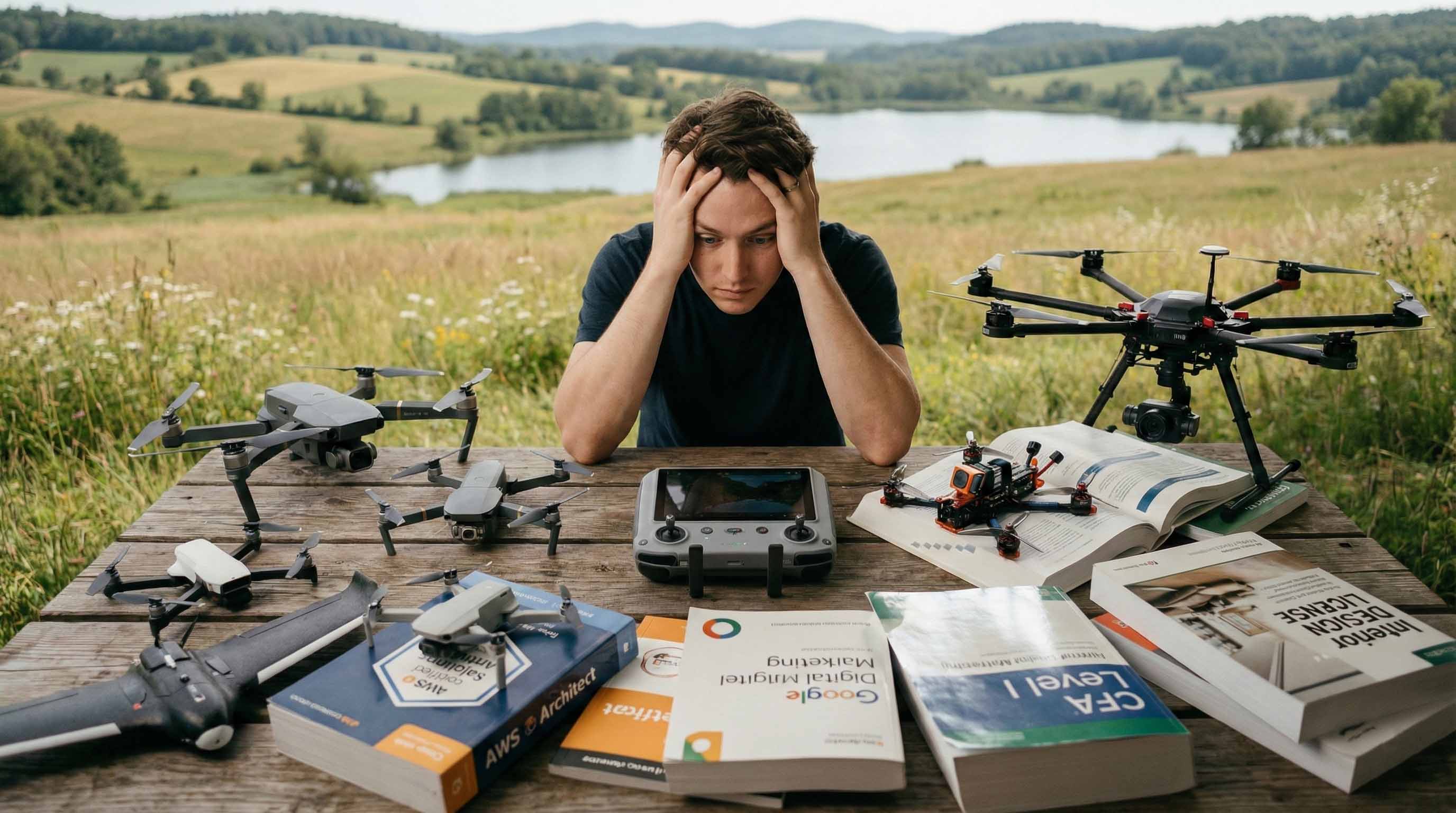 不知道如何選無人機證照