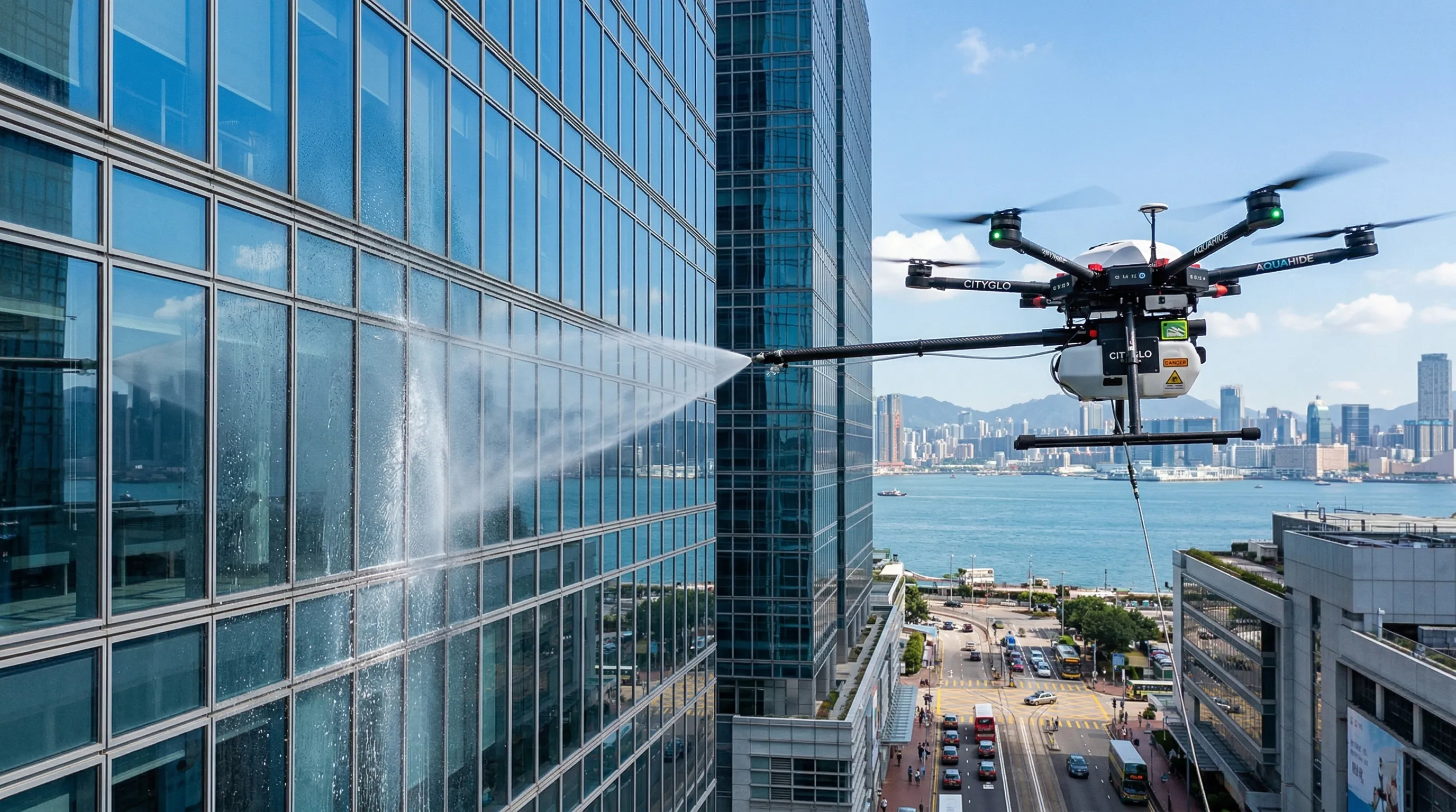 大樓清洗無人機