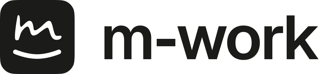 Logo m-work blanc.