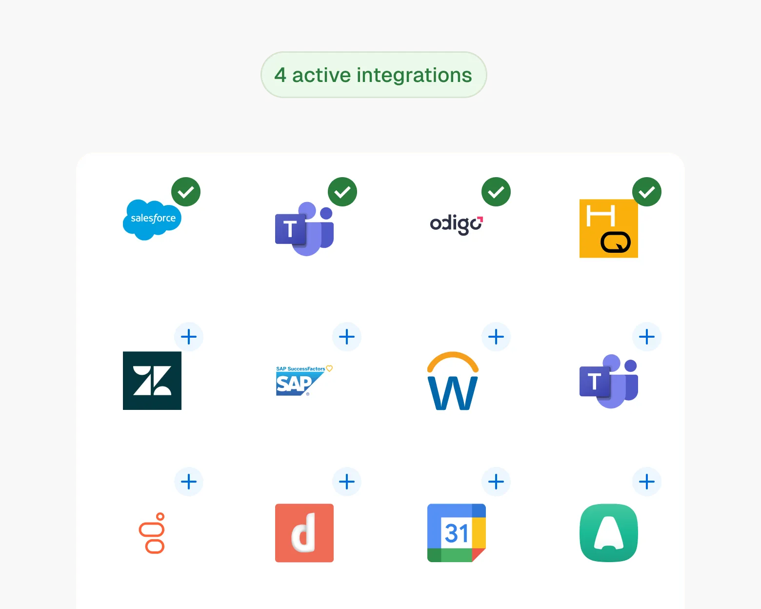 Integrations of tools with m-work Planner