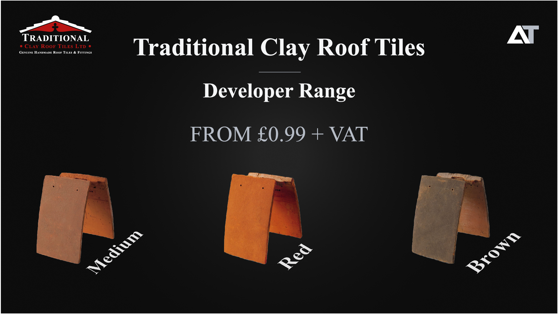 Traditional Clay Roof Tiles from £0.99 + VAT