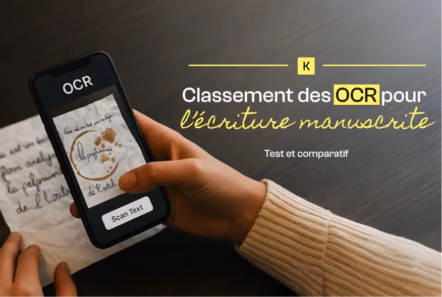 OCR pour l'écriture manuscrite
