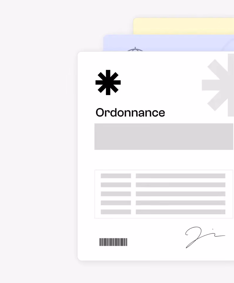 Scanner PDF en texte extrayant automatiquement les informations d'une ordonnance médicale, telles que le nom du patient, médicaments prescrits, quantité, posologie, et date de prescription.