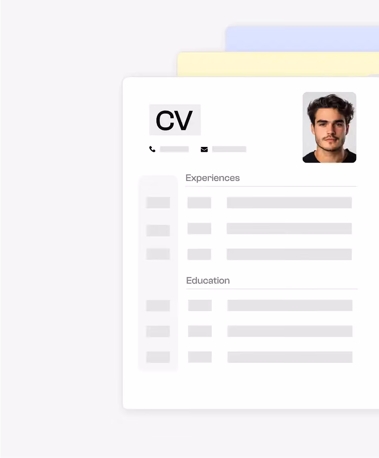 Vignette de CV.