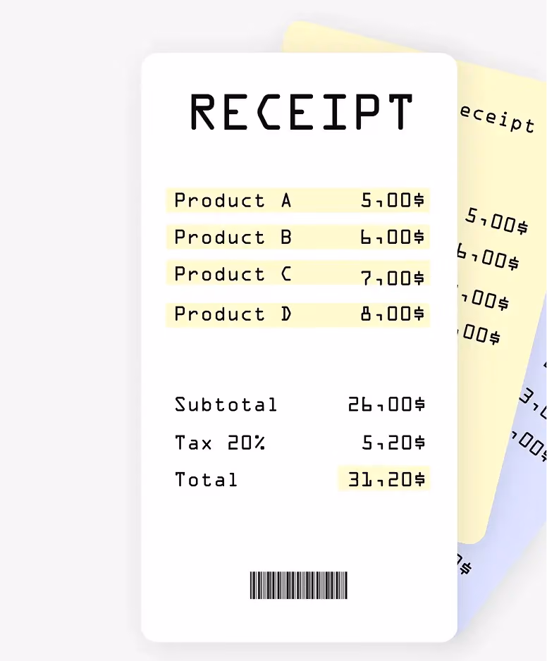 Receipt thumbnail.