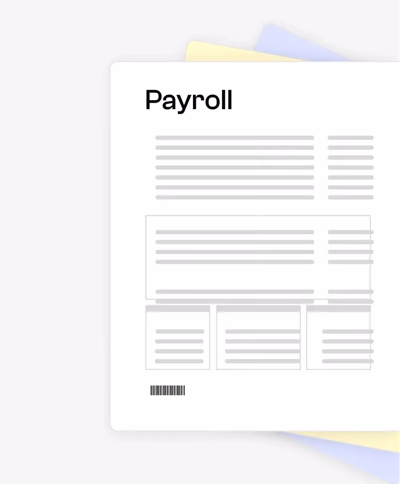 Pay slip thumbnails