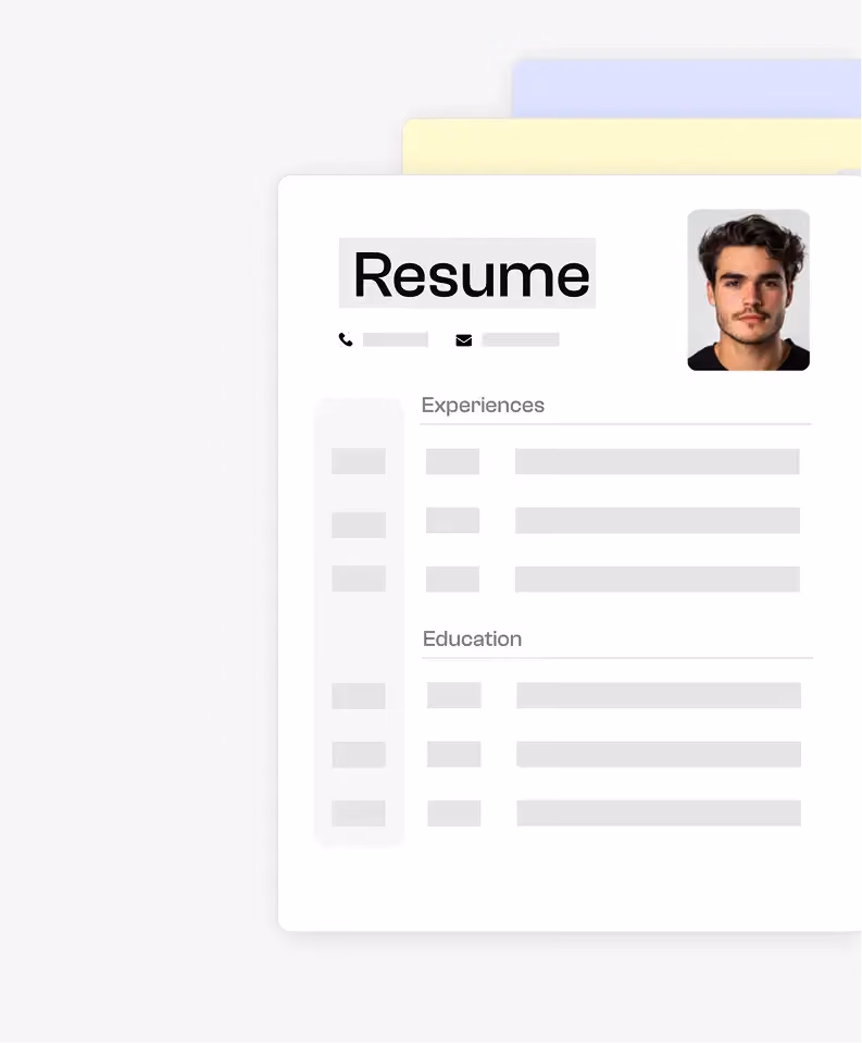 Resume thumbnails