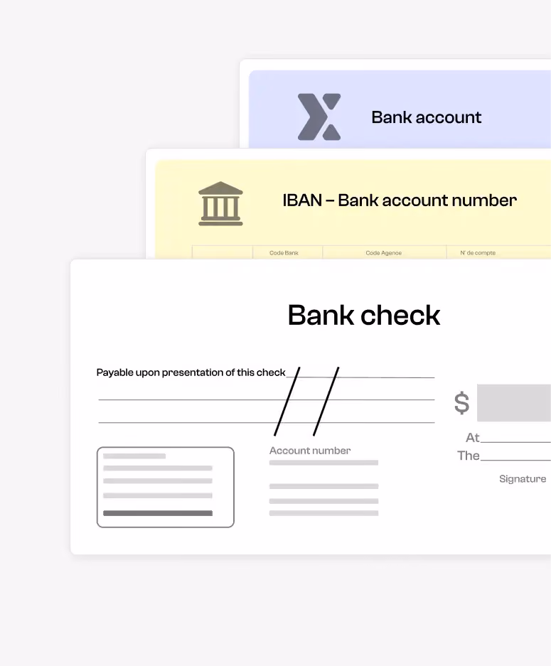 Scan PDF in text automatically extracting information from a Bank check, such as the amount, check number, name of the holder, bank...
