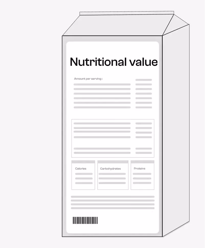 Scan PDF to text that automatically extracts nutritional information Turn your documents into actionable data with our intelligent OCR engine. Automatically extract key nutritional values (calories, proteins, proteins, fats, fats, carbohydrates, allergens...) from PDFs, images or food labels. Easily integrate this data into your systems via API and SDK for optimized management of nutritional information.