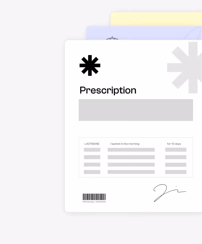 Text PDF scanner that automatically extracts information from a medical prescription, such as patient name, medication prescribed, quantity, dosage, and prescription date.