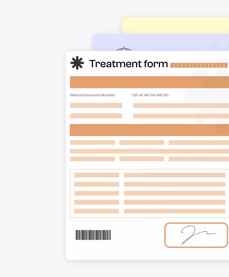 Scan PDFs into Text with Automatic Extraction from Medical Claim Forms Automatically extract key information from healthcare claim forms such as patient name, performed procedures, reimbursed amount, attending physician, and date of care. Turn scanned forms into structured, machine-readable data for faster processing and better health record management.