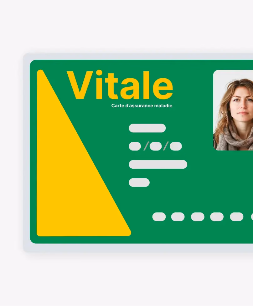Photo de carte vitale
