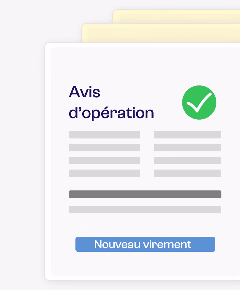 Avis d'opération